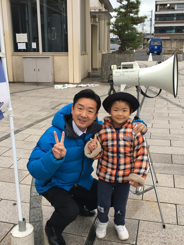さぬき市造田で街頭演説を行いました