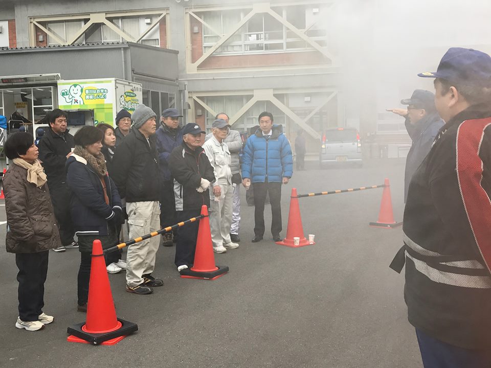 さぬき市多和地区の防災訓練にお邪魔しました。