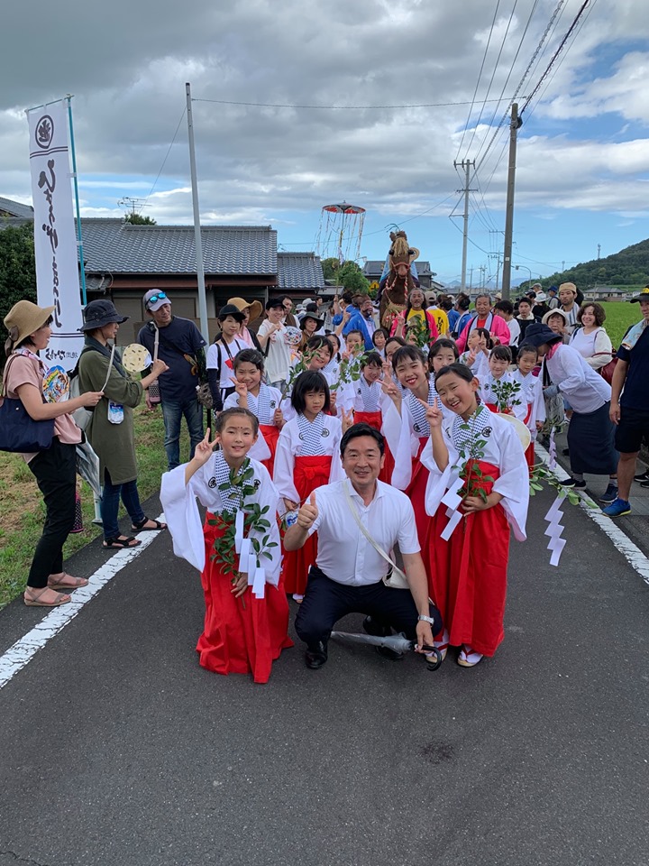 ひょうげ祭りに参加しました